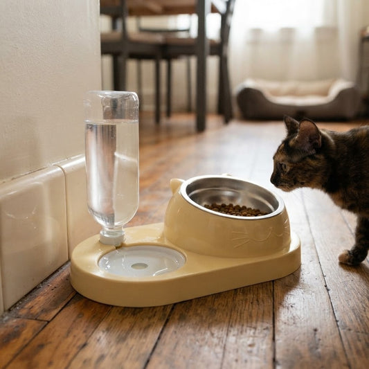 Pawlume Automatic Pet Food & Water Bowl