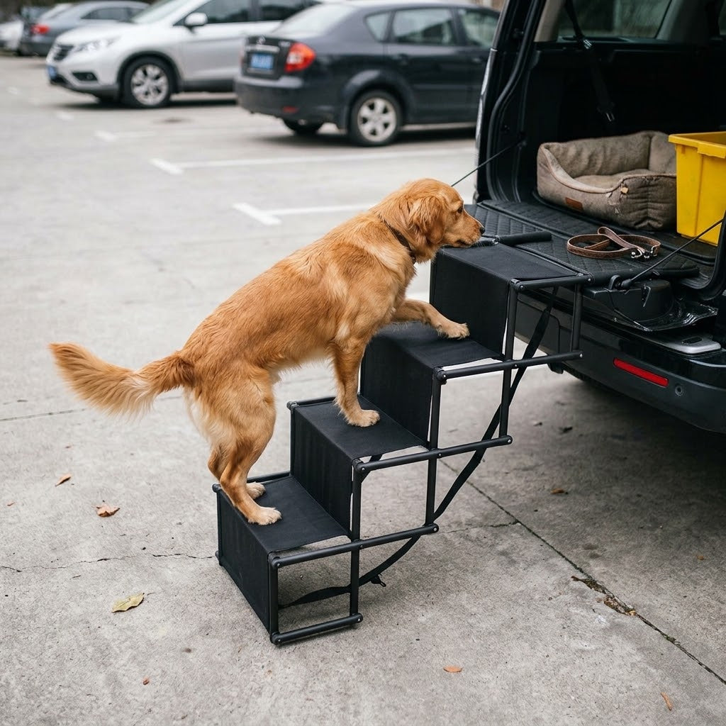 Pawlume Foldable Dog Car Ramp