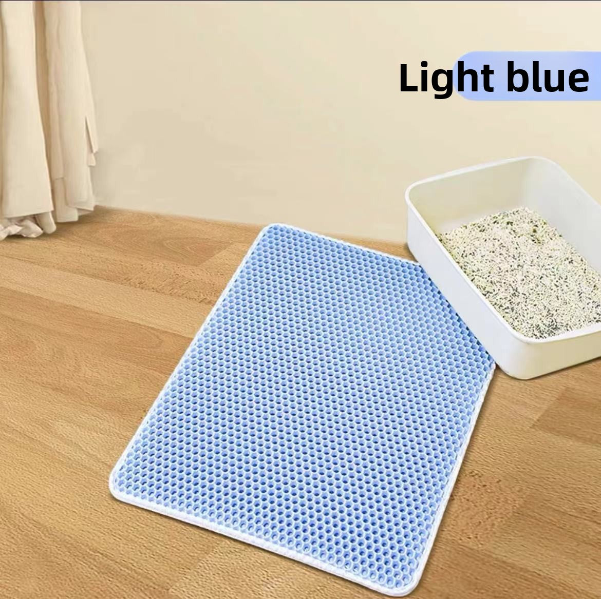 Pawlume Double Layer Washable Litter Mat - Ultimate Solution for Cat Litter Mess