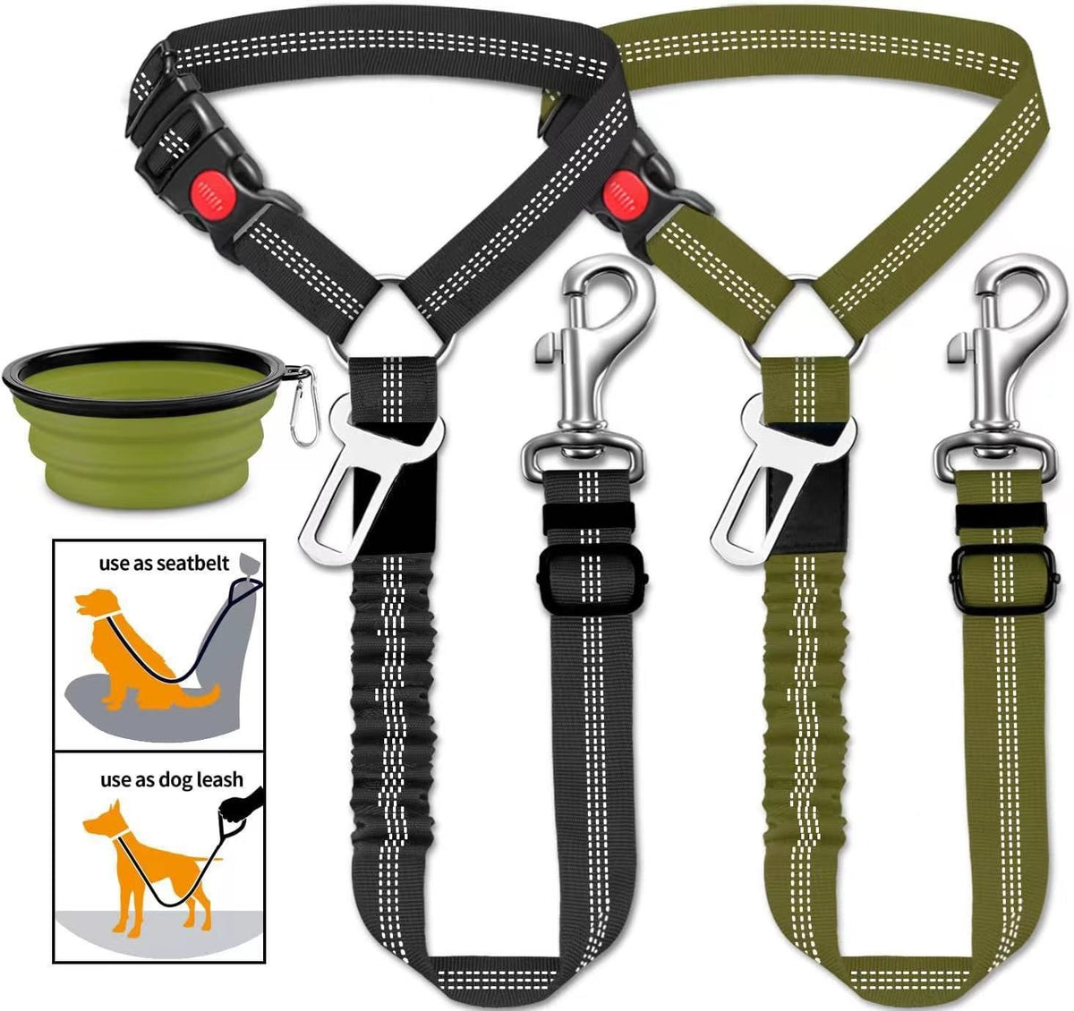 Pawlume Reflective Retractable Dog Leash