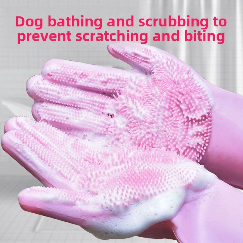 Pawlume Pet Bathing Gloves