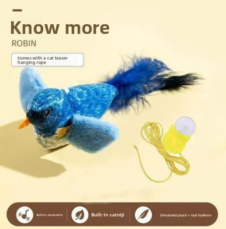 Pawlume Chirping Bird Cat Toy