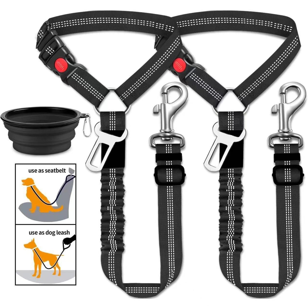 Pawlume Reflective Retractable Dog Leash
