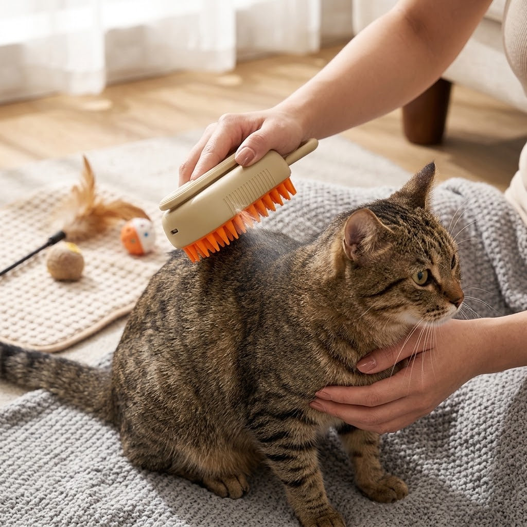 Pawlume Pet Grooming Massage Brush