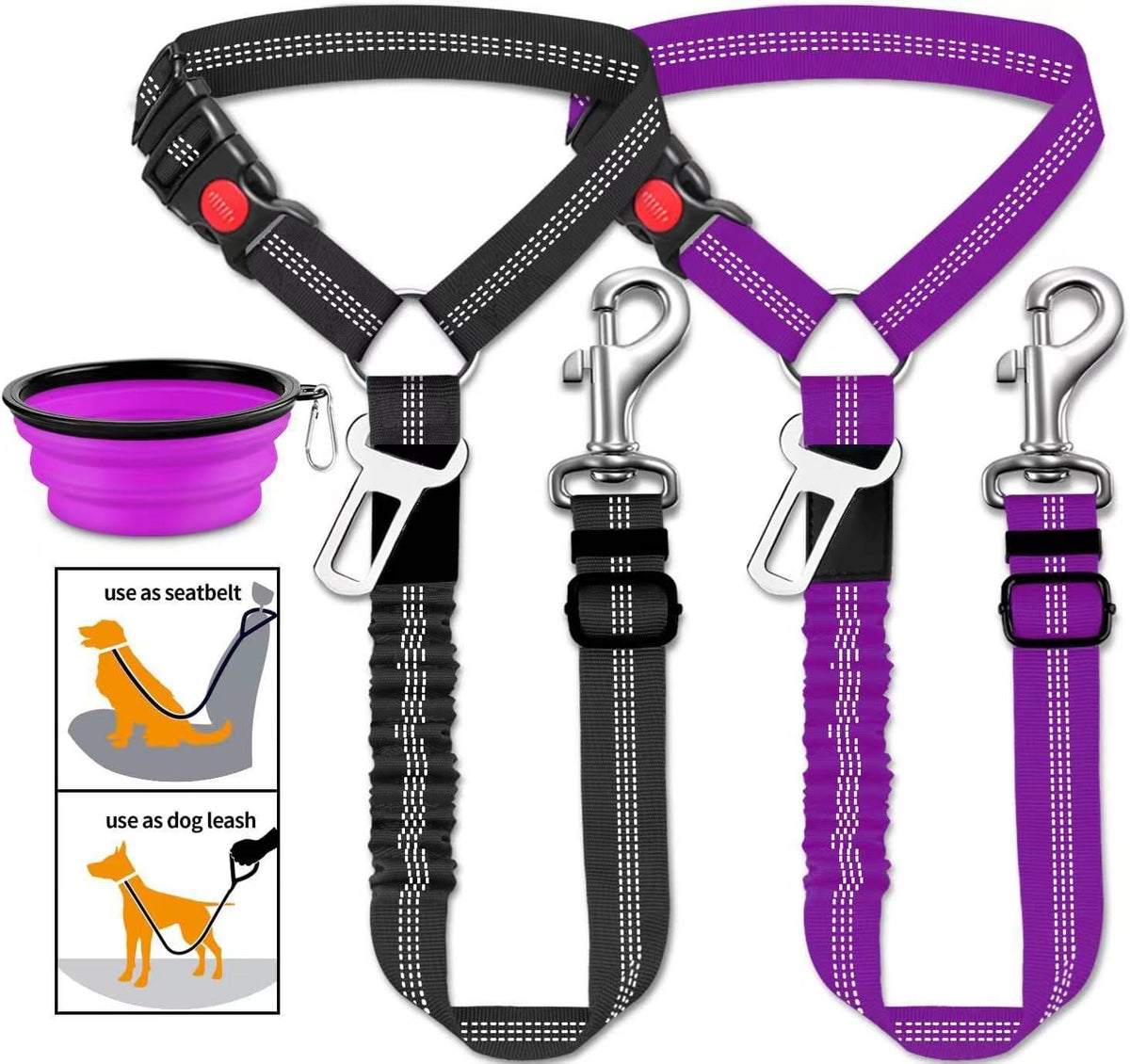 Pawlume Reflective Retractable Dog Leash