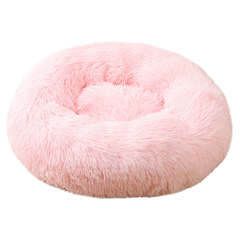 Pawlume Round Plush Pet Bed