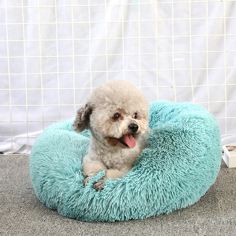 Pawlume Round Plush Pet Bed
