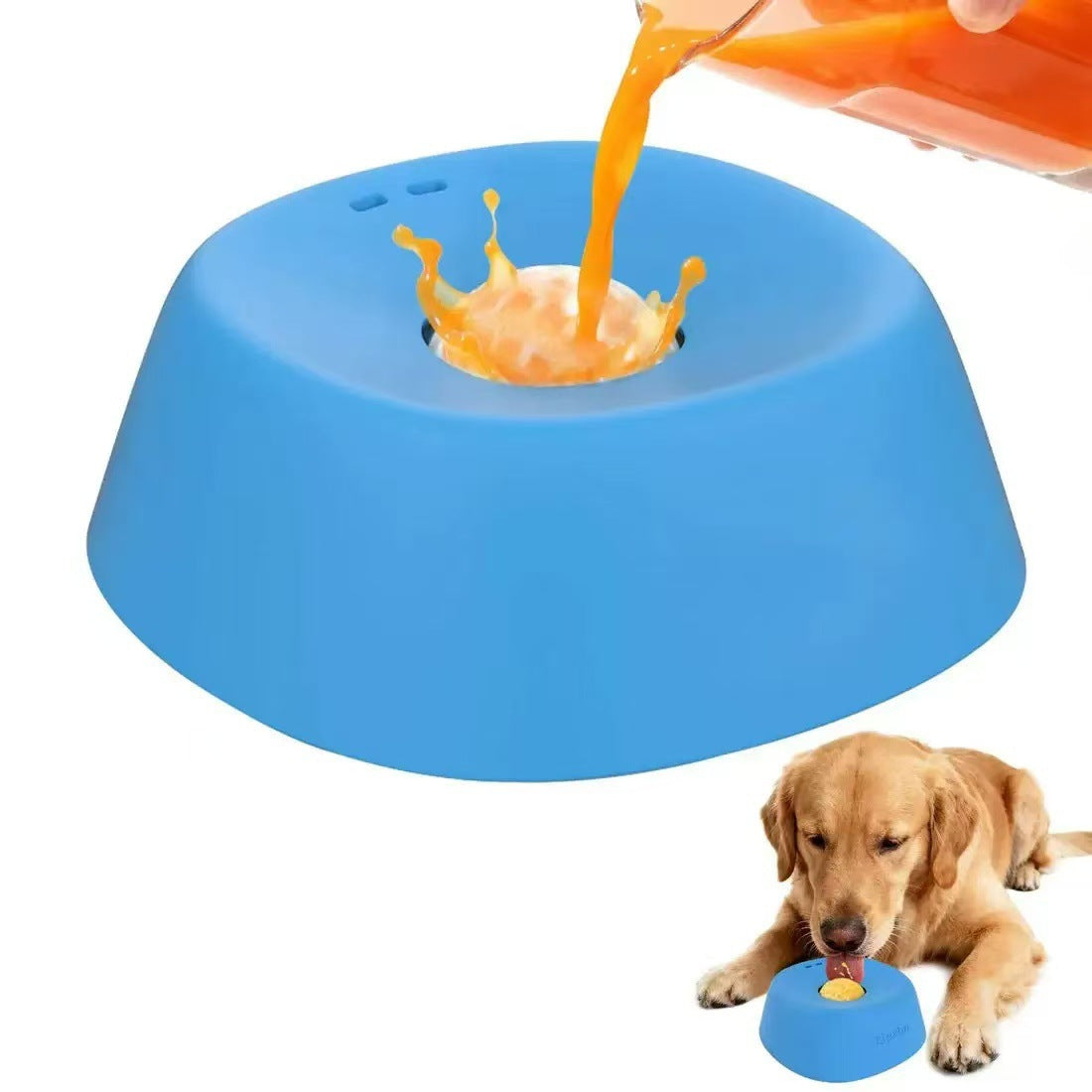 Pawlume Non-Slip Slow Feeder Dish for Healthier Mealtimes