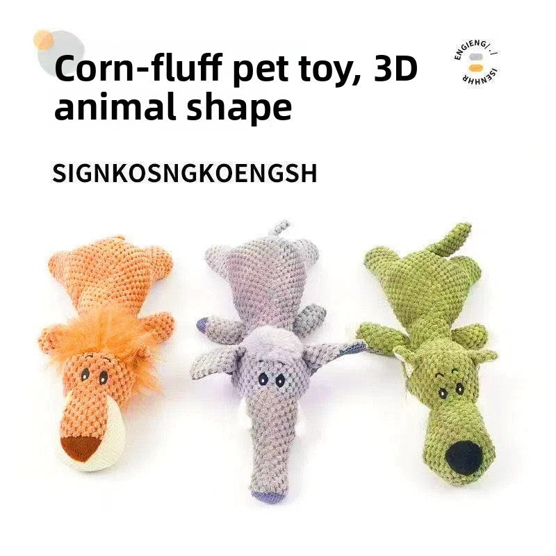 Pawlume Plush Squeaky Teething Toy
