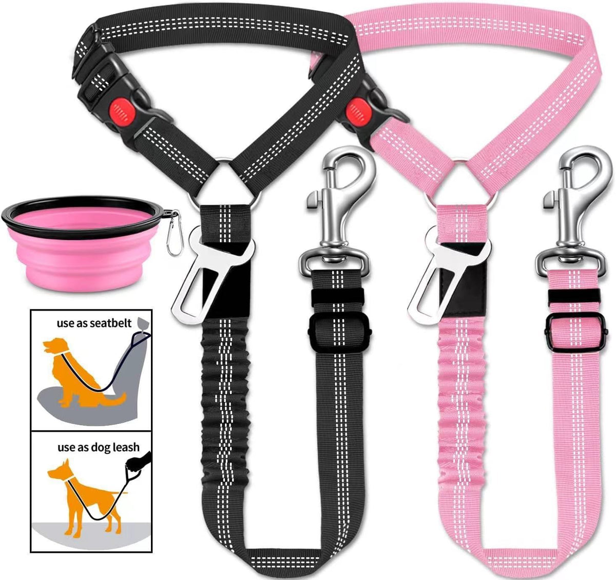 Pawlume Reflective Retractable Dog Leash