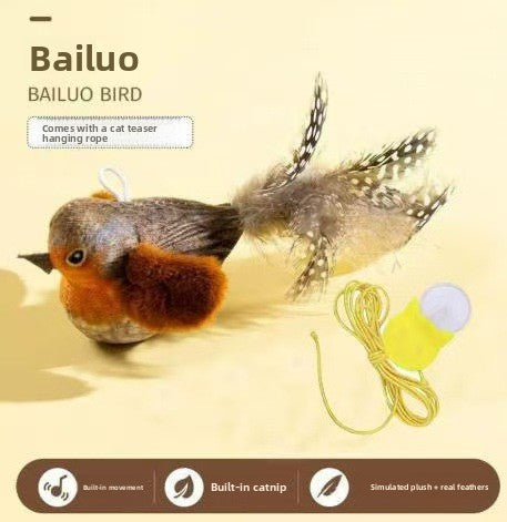 Pawlume Chirping Bird Cat Toy