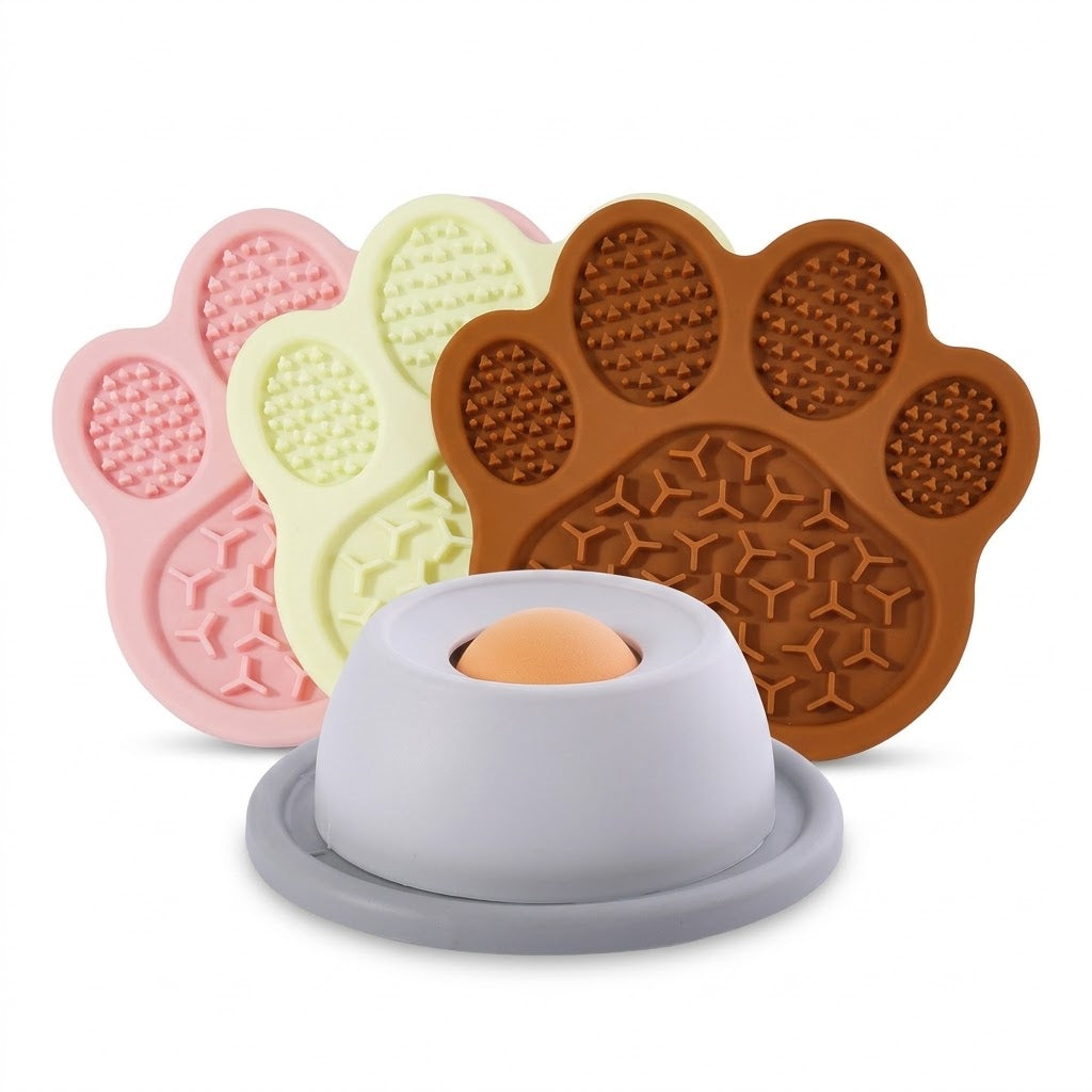 Pawlume Basic Slow Feeder Bowl Set