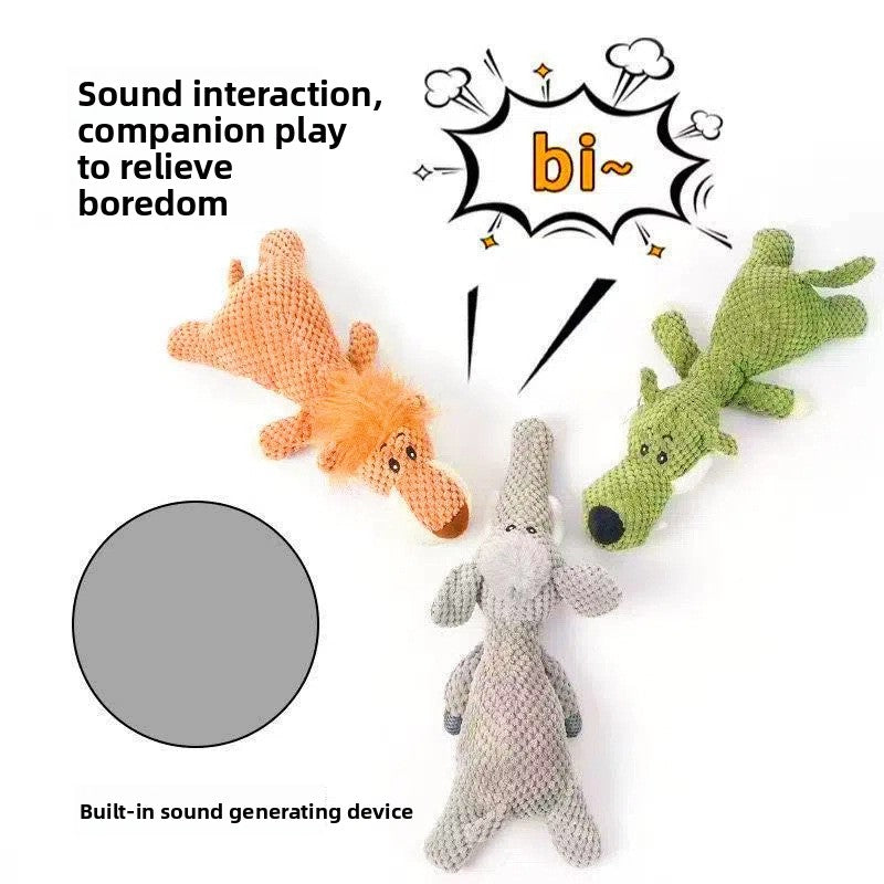 Pawlume Plush Squeaky Teething Toy