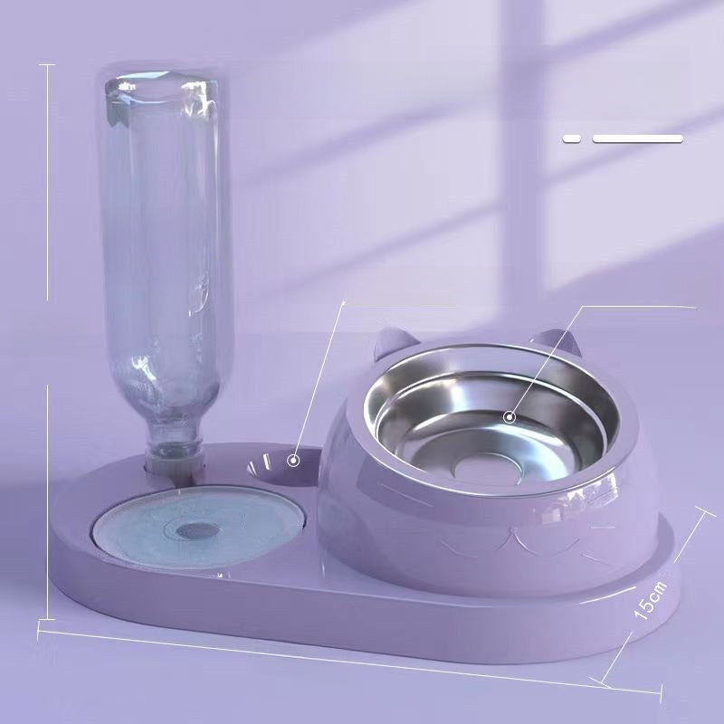 Pawlume Automatic Pet Food & Water Bowl