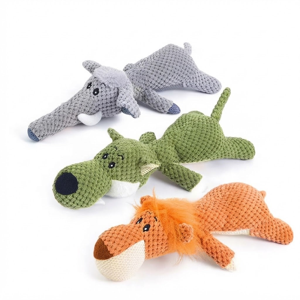 Pawlume Plush Squeaky Teething Toy