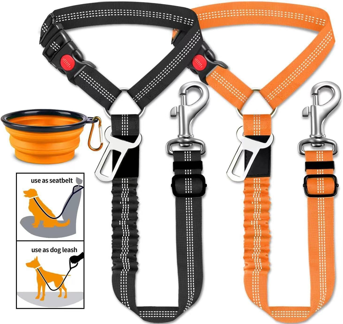 Pawlume Reflective Retractable Dog Leash