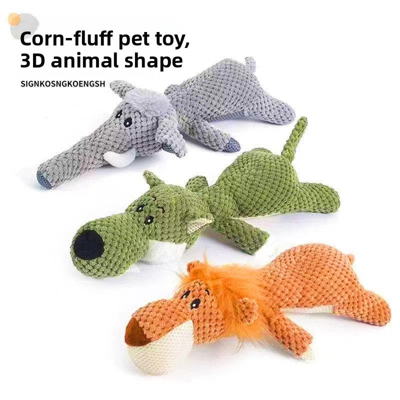 Pawlume Plush Squeaky Teething Toy