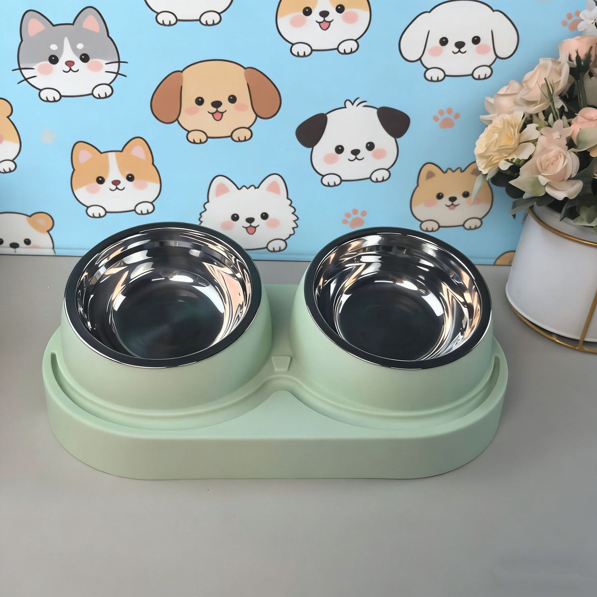 Pawlume Stainless Steel Pet Bowl